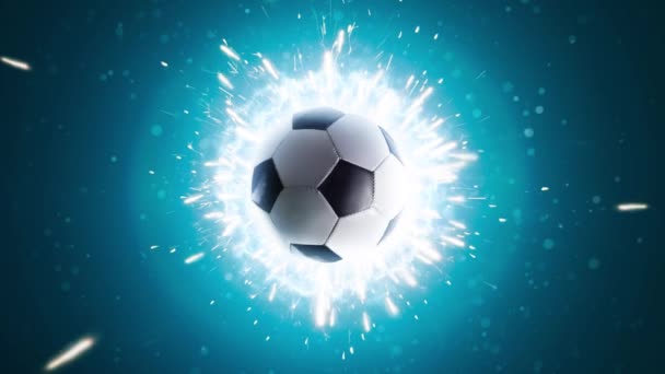 Soccer. Powerful soccer energy - Footage, Video