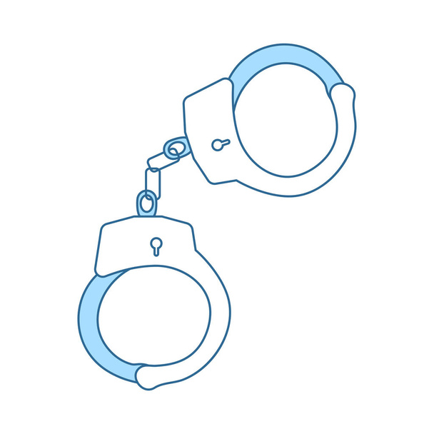 Εικονίδιο handcuff - Διάνυσμα, εικόνα