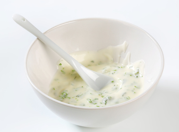 Creamy salad dressing - Photo, image