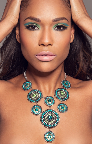 Beautiful African fashion model - Photo, Image