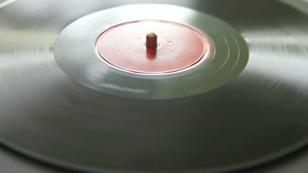 Vintage Chinese recording on a turntable - Footage, Video