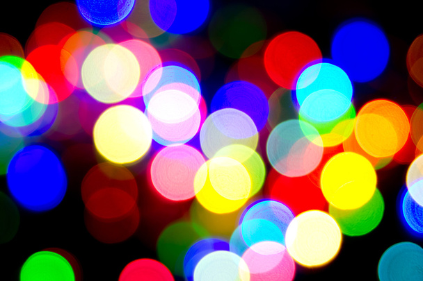 Bokeh colorido de luzes
 - Foto, Imagem