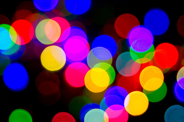 Colorful bokeh of lights - Photo, Image