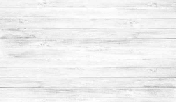 White wood floor texture background. - Photo, Image