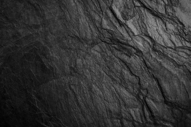 Black stone surface background. Stone texture for design And as a background - Photo, Image