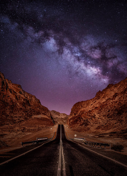 Al-Ula Galaxy Milky Way - Σαουδική Αραβία - Φωτογραφία, εικόνα