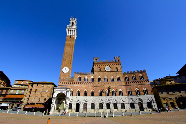 Siena, Italy, Torre del Mangia - Photo, Image