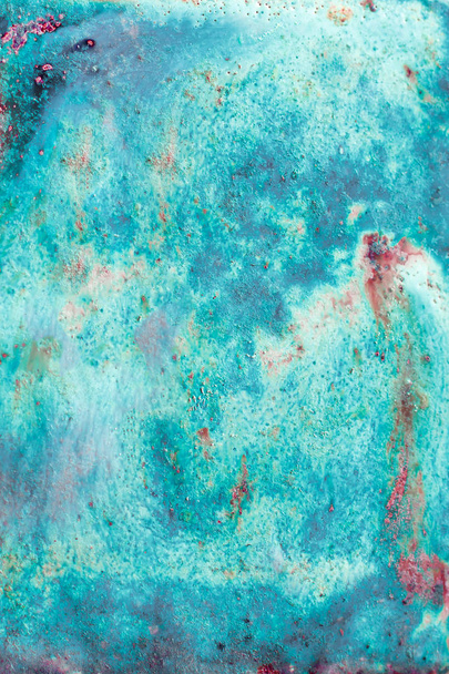 Abstract bright texture with stains of color of bleached coral and color of sand creates a sense of immersion in an unreal alien ocean. Luxury. - Photo, Image