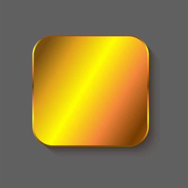 Square sticker with rounded corners - Vettoriali, immagini