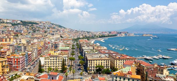 Panoramic view of Naples from Posillipo - Photo, Image