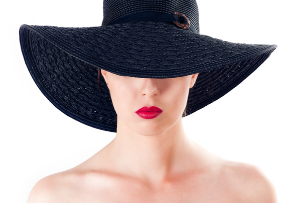 woman in a hat - Fotó, kép