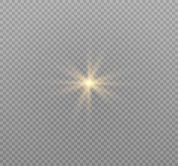 Bright Star, flash - Vector, Image