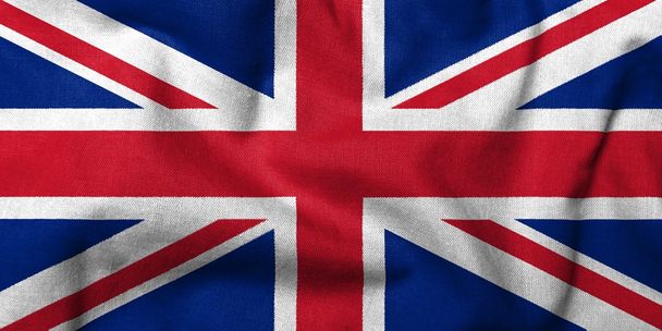 3D-s zászló, Egyesült Királyság - Fotó, kép