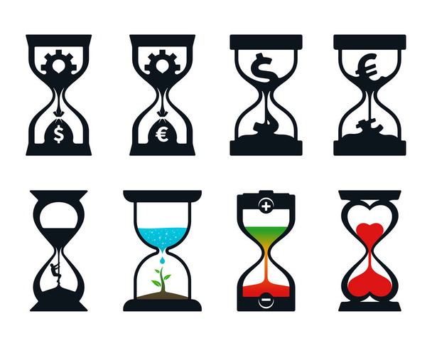 Hourglass concepts design - Vector, Image