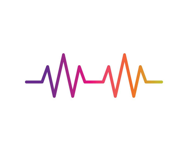 Musik, Äquaizer und Soundeffekt Illustration Logo Vektor-Symbol  - Vektor, Bild