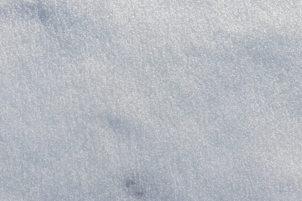 Textura da neve branca. Fundo de inverno - Foto, Imagem