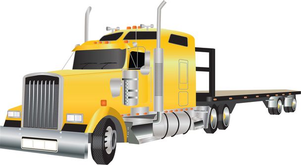 Articulated Truck - Vector, Image