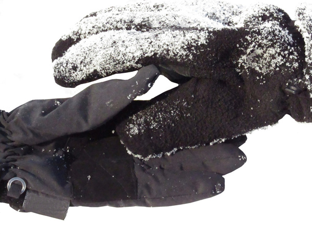 απομονωμένες χειμώνα γάντια αφής - Φωτογραφία, εικόνα