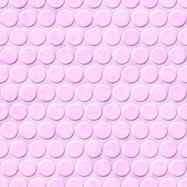 ピンク色の丸のファブリックの背景 - 写真・画像