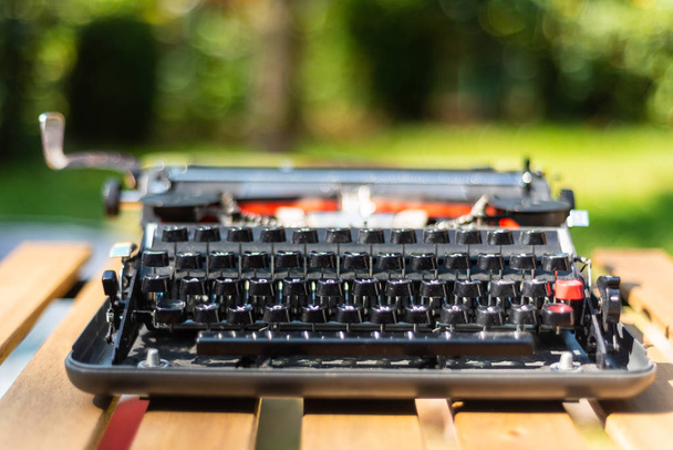 Detailed shots of an old typewriter - Photo, Image
