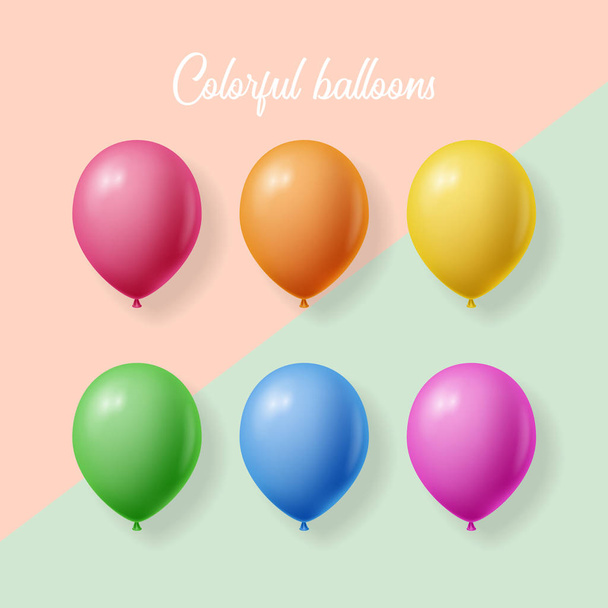 Ensemble de ballons colorés pour la conception
 - Vecteur, image