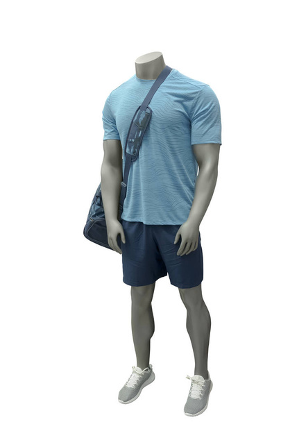 Maniquí masculino con ropa deportiva de atletismo
.  - Foto, imagen