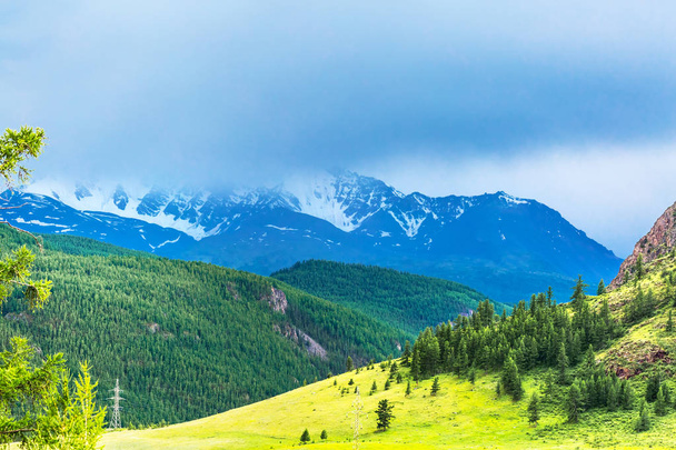 The North-Chuyskiy ridge. Gorny Altai, Russia - Zdjęcie, obraz