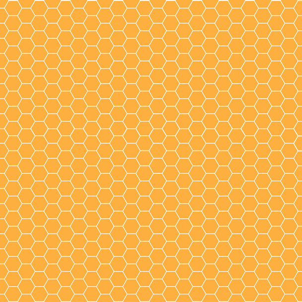 Bezproblémové vzorem medových pláství. Geometrická šestiúhelníky pozadí - Vektor, obrázek