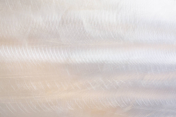 zilver geborsteld roestvrijstaal achtergrond achtergrond textuur - Foto, afbeelding