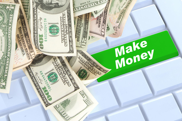 Hacer dinero en línea - Foto, imagen