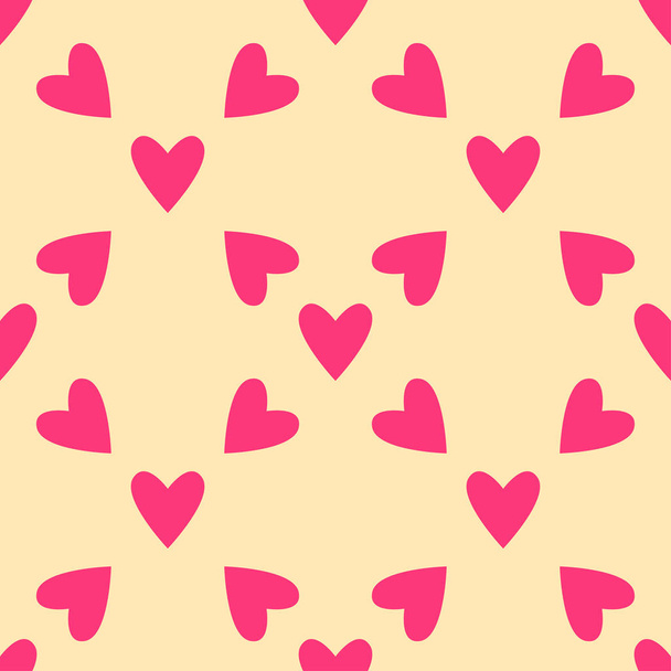 Seamless hearts pattern - ベクター画像