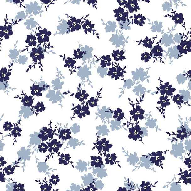 Seamless vector pattern of a beautiful flower, - Vetor, Imagem