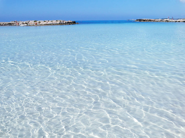 voda textury písku pláže letní dovolená pozadí - Fotografie, Obrázek