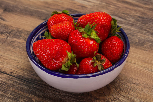 Sweet strawberry in the bowl - Photo, Image