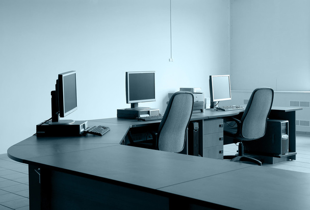 workplace monitor table - Photo, Image