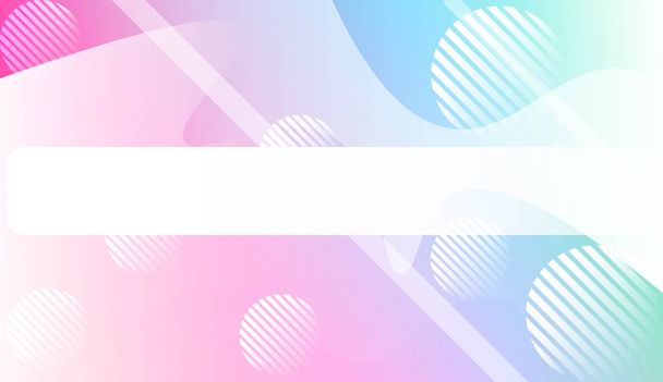 Abstract Background With Wave Gradient Shape, Line, Circle, Space for Text. For Your Design Landing Page Wallpapers Presentation. Vector Illustration with Color Gradient. - Vector, Imagen