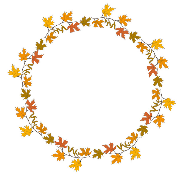 Autumn leaf - Vector, imagen