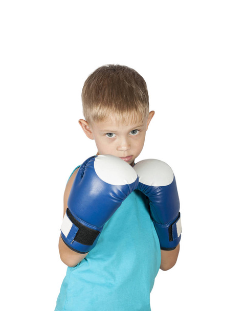 Little boy boxer - Zdjęcie, obraz