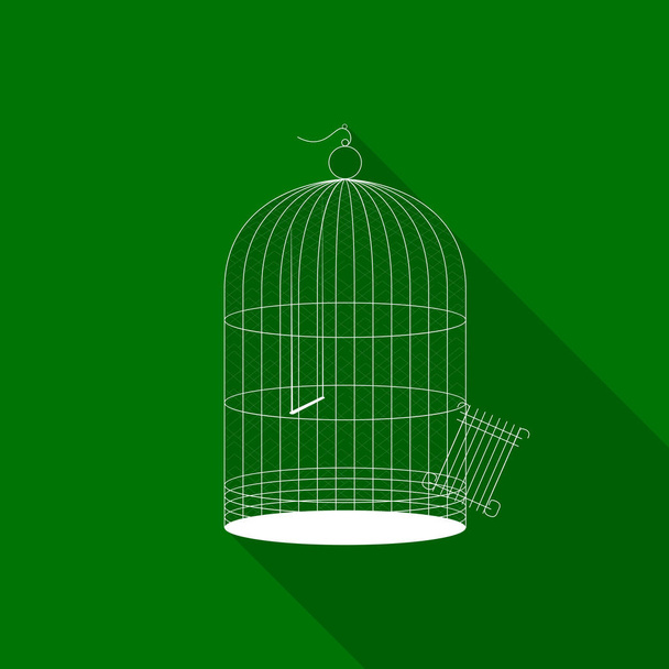 Bird cage icon - Vetor, Imagem