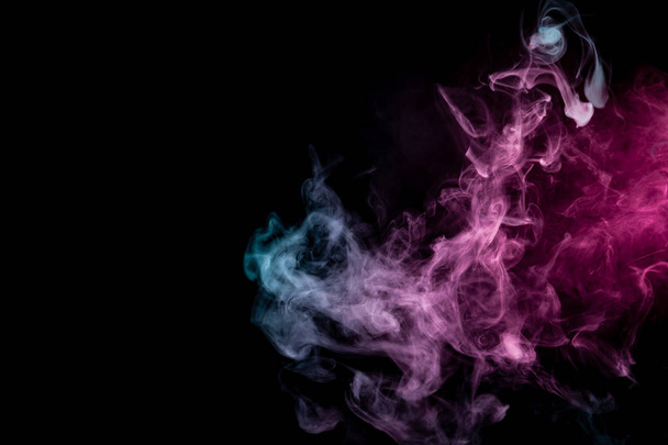 Fondo de color con nubes de humo de los patrones de
 - Foto, Imagen