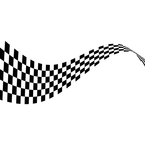 レース旗のアイコン デザイン - ベクター画像