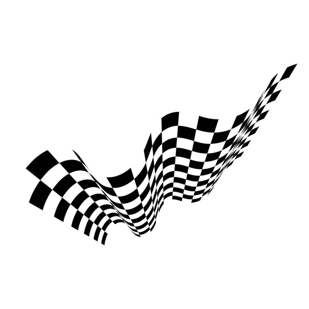 Race flag icon design - Vektori, kuva