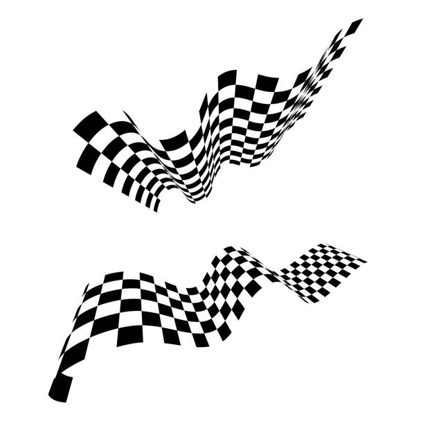 Race flag icon design - Vektori, kuva