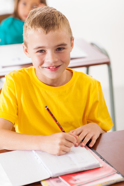 elementary student in classroom - Photo, Image