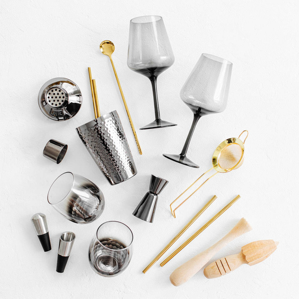 Bar accessories and tools for making cocktails - Fotó, kép