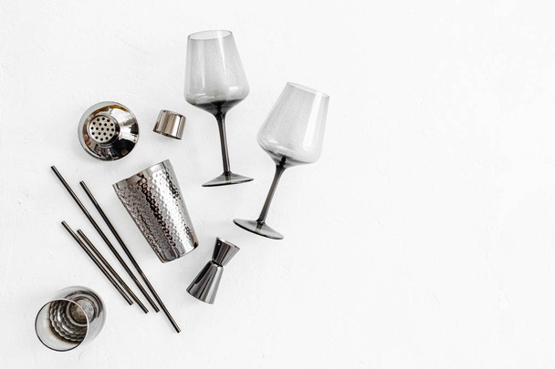 Bar accessories and tools for making cocktails - Foto, Imagem