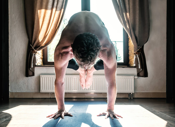 personal yoga practice - Photo, Image