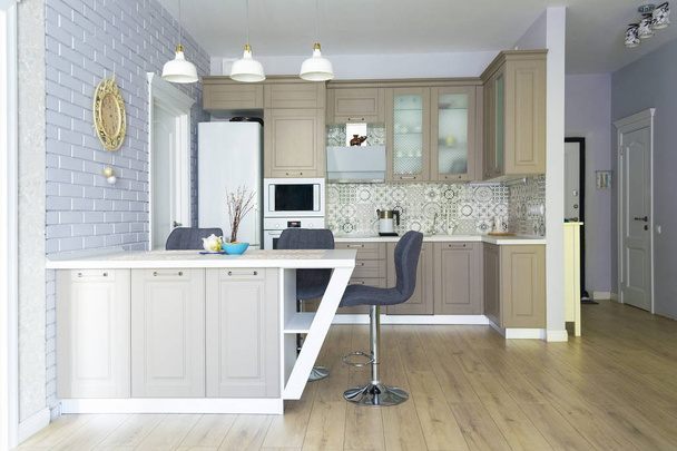 Kitchen modern Interior - Photo, Image