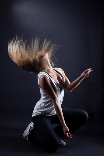 Woman modern ballet dancer - Foto, Imagem