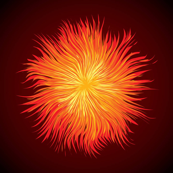 Abstract background. Explosion. Vector drawing - Vector, Image